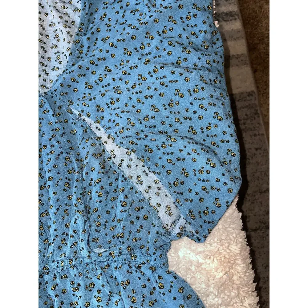 Natural Life Women’s Sz. S Sea Green Floral One Pc. Romper. Great Outfit - Picture 3 of 11